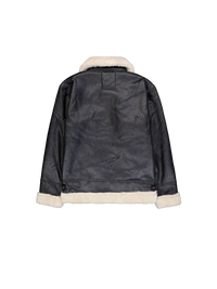 Alpha Industries B-3 Faux Leather Bomber Jacket