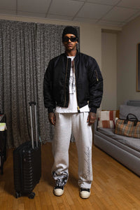 Basedodici "WORLD TOUR" Al Pacino Sweatpant Ash Grey