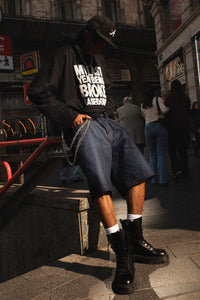 Basedodici Jorts Denim Raw