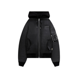 Metropolitam Leather Bomber | Black