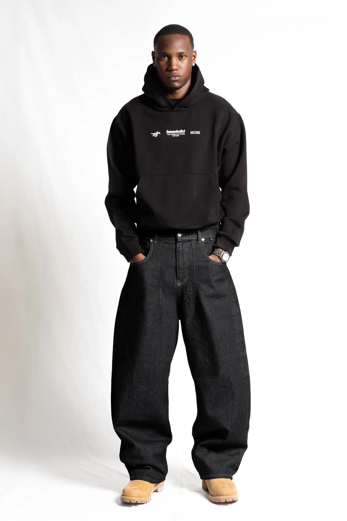 Basedodici Bigall Denim Black Raw