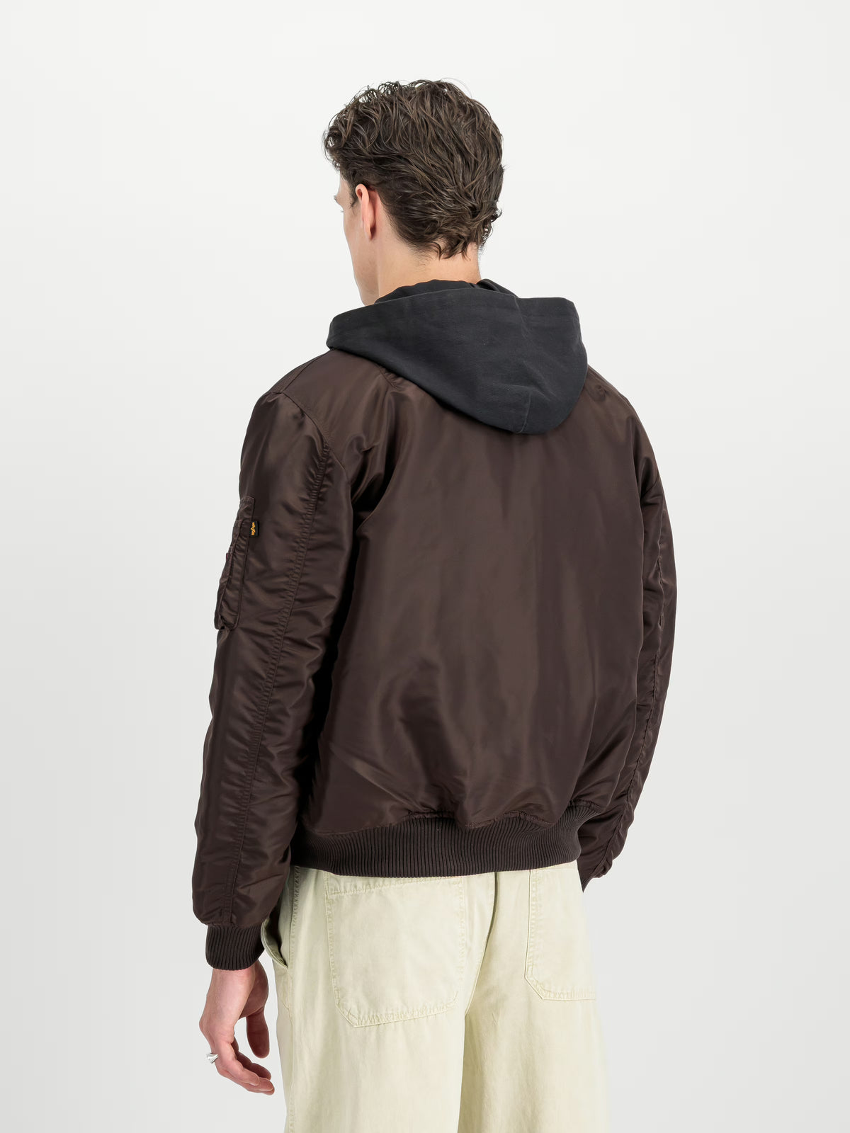 Alpha Industries MA-1 Hunter Brown Bomber Jacket