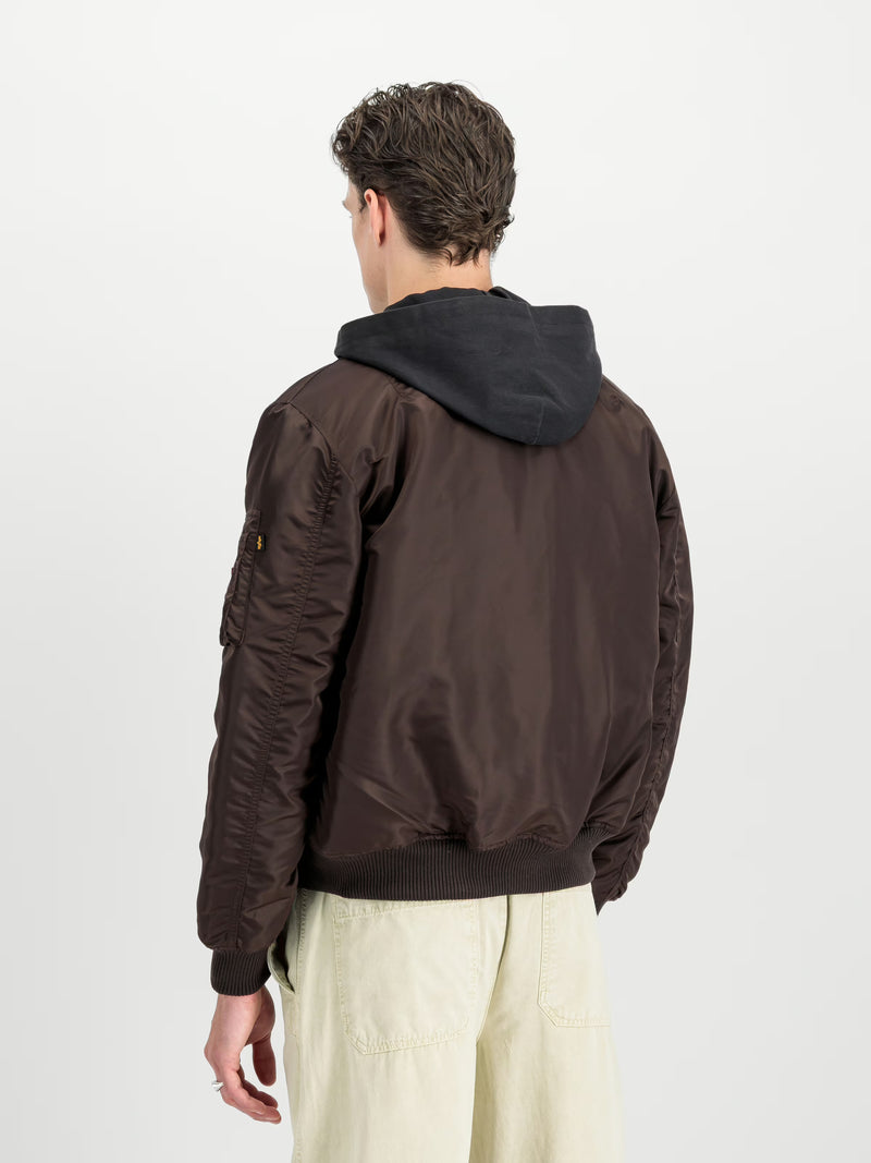 Alpha Industries MA-1 Hunter Brown Bomber Jacket