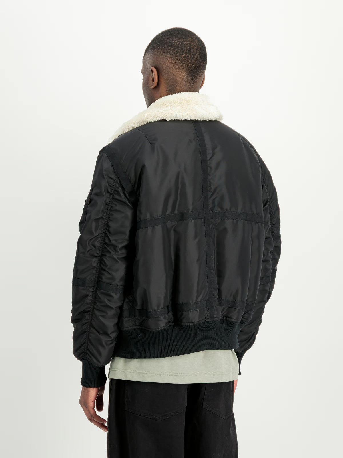 B-15 III TT Bomber Jacket | Black Beige