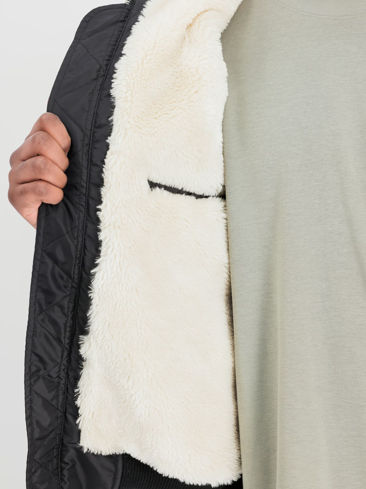 B-15 III TT Bomber Jacket | Black Beige
