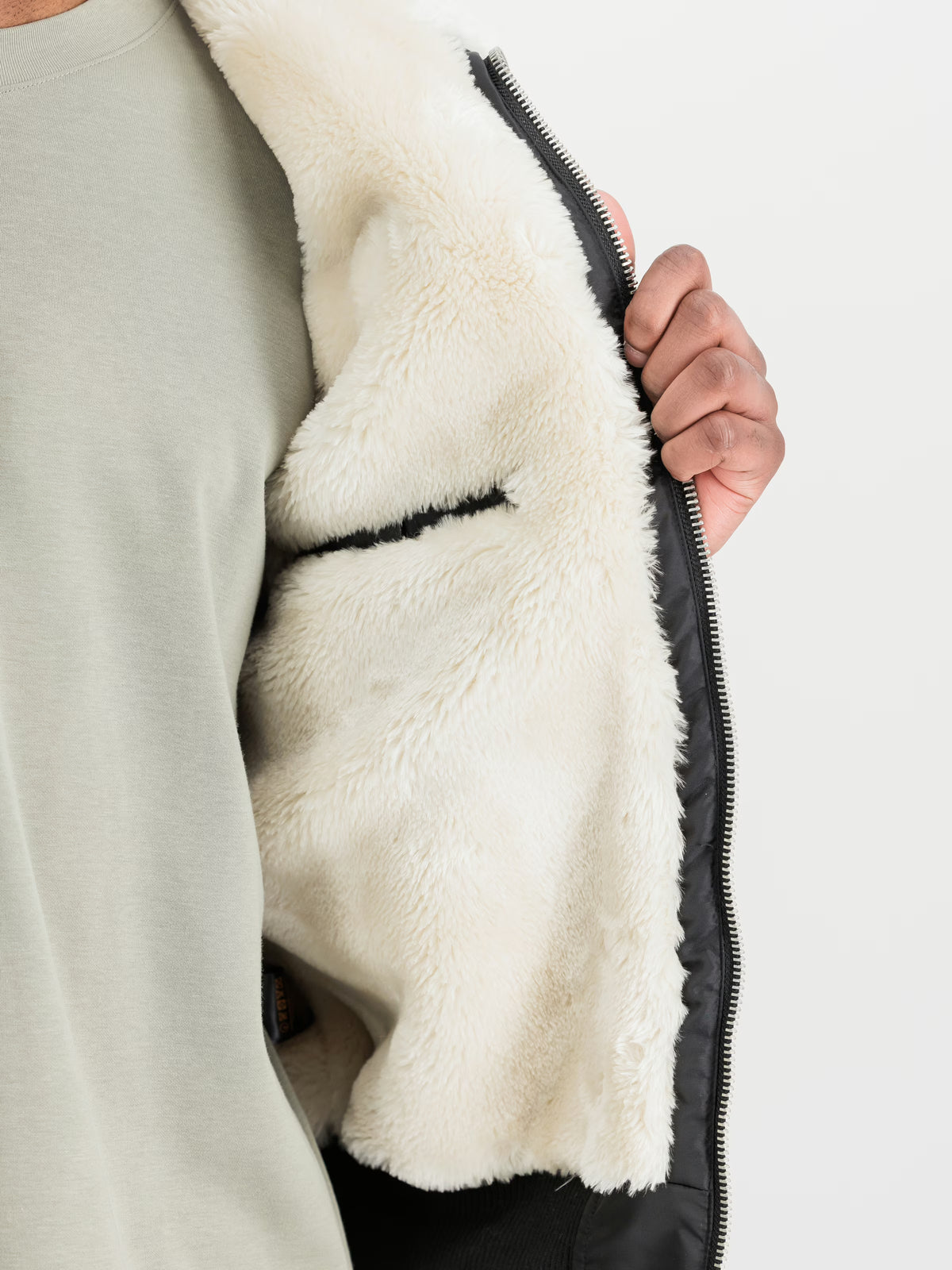 B-15 III TT Bomber Jacket | Black Beige