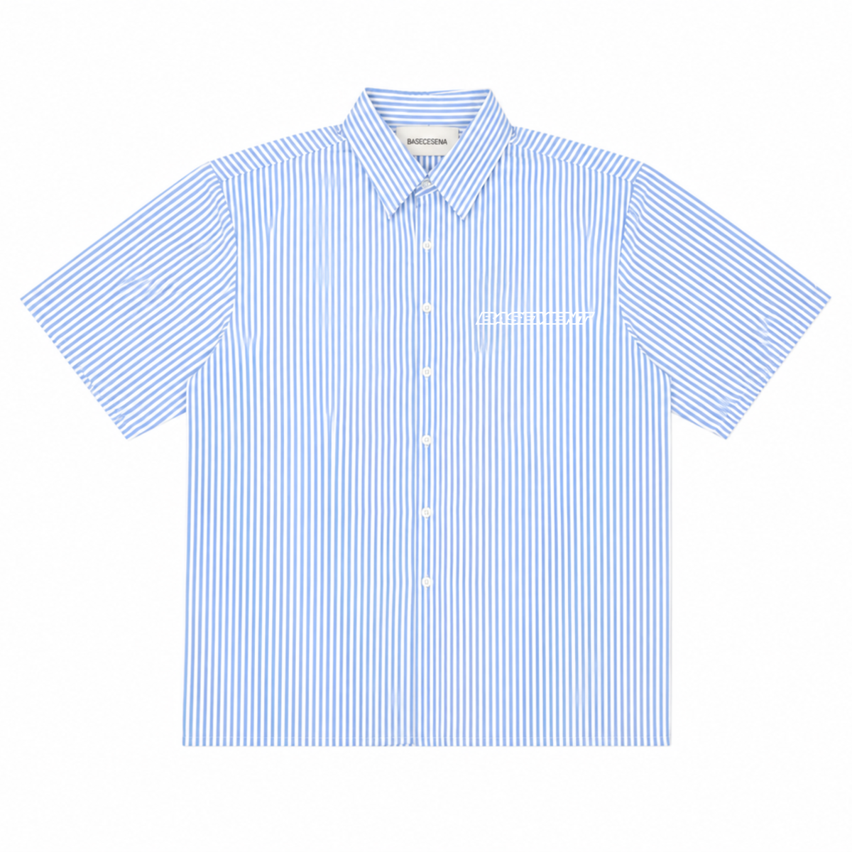 Basement Studios® Hot Girls Club Boxy Shirt Light Blue