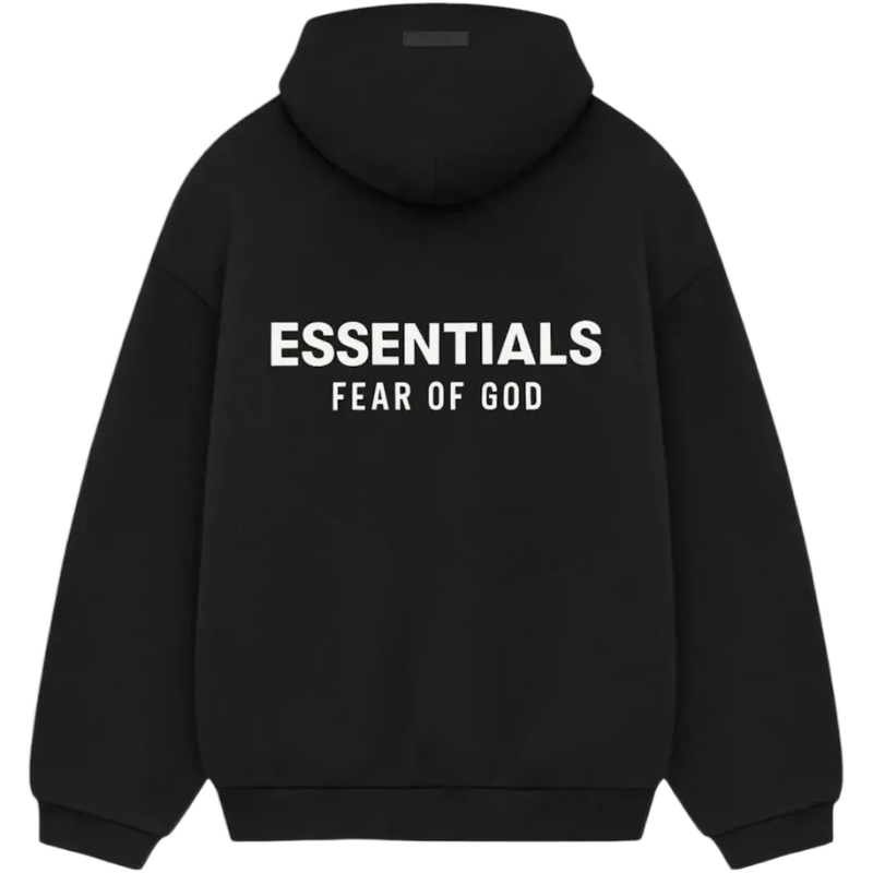 Essentials Fear of God Fleece Hoodie Black