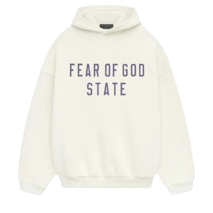 Essentials Fear of God Fleece Hoodie State White