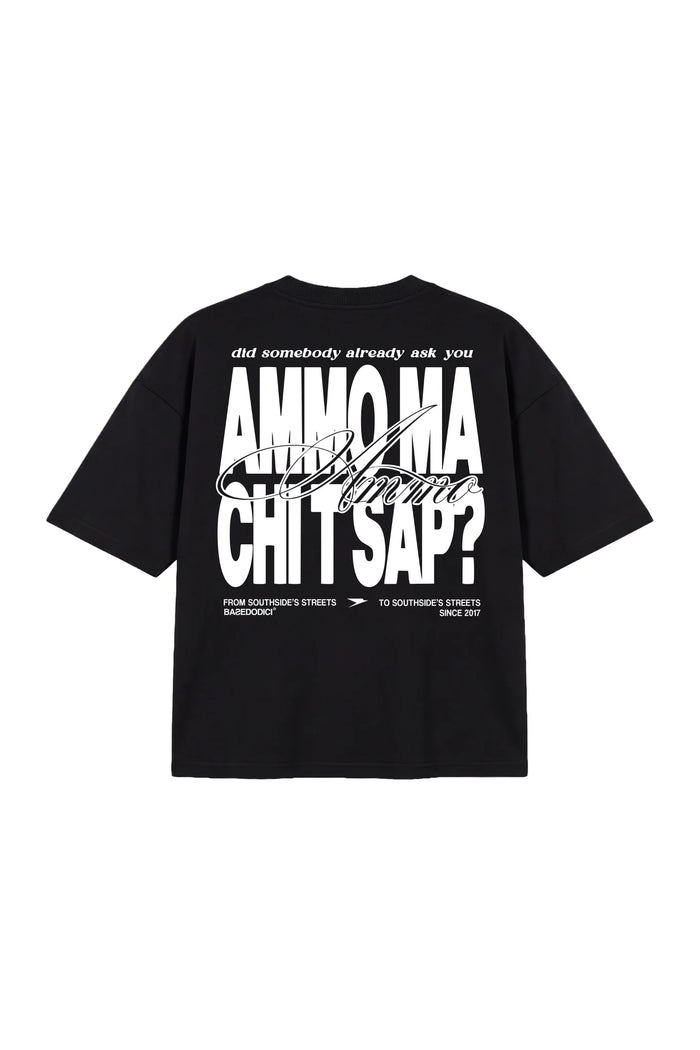 Basedodici Ammo Script T-Shirt Black