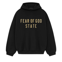 Essentials Fear of God Fleece Hoodie State Black