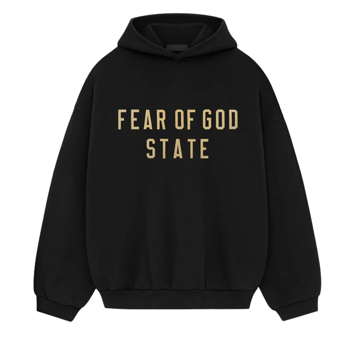 Essentials Fear of God Fleece Hoodie State Black