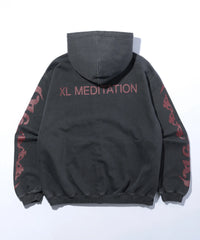 X-Large Meditation Zip Up Hooded Sweatshirt