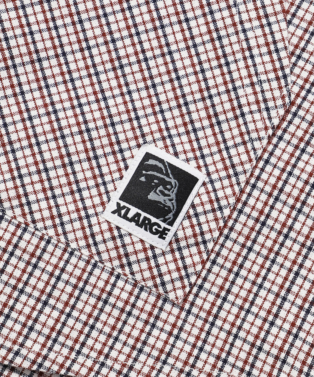 X-Large Check Double Sleeves Shirt