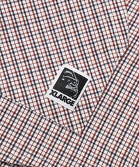 X-Large Check Double Sleeves Shirt