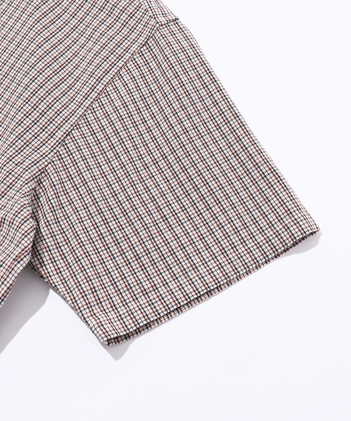 X-Large Check Double Sleeves Shirt