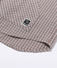 X-Large Check Double Sleeves Shirt