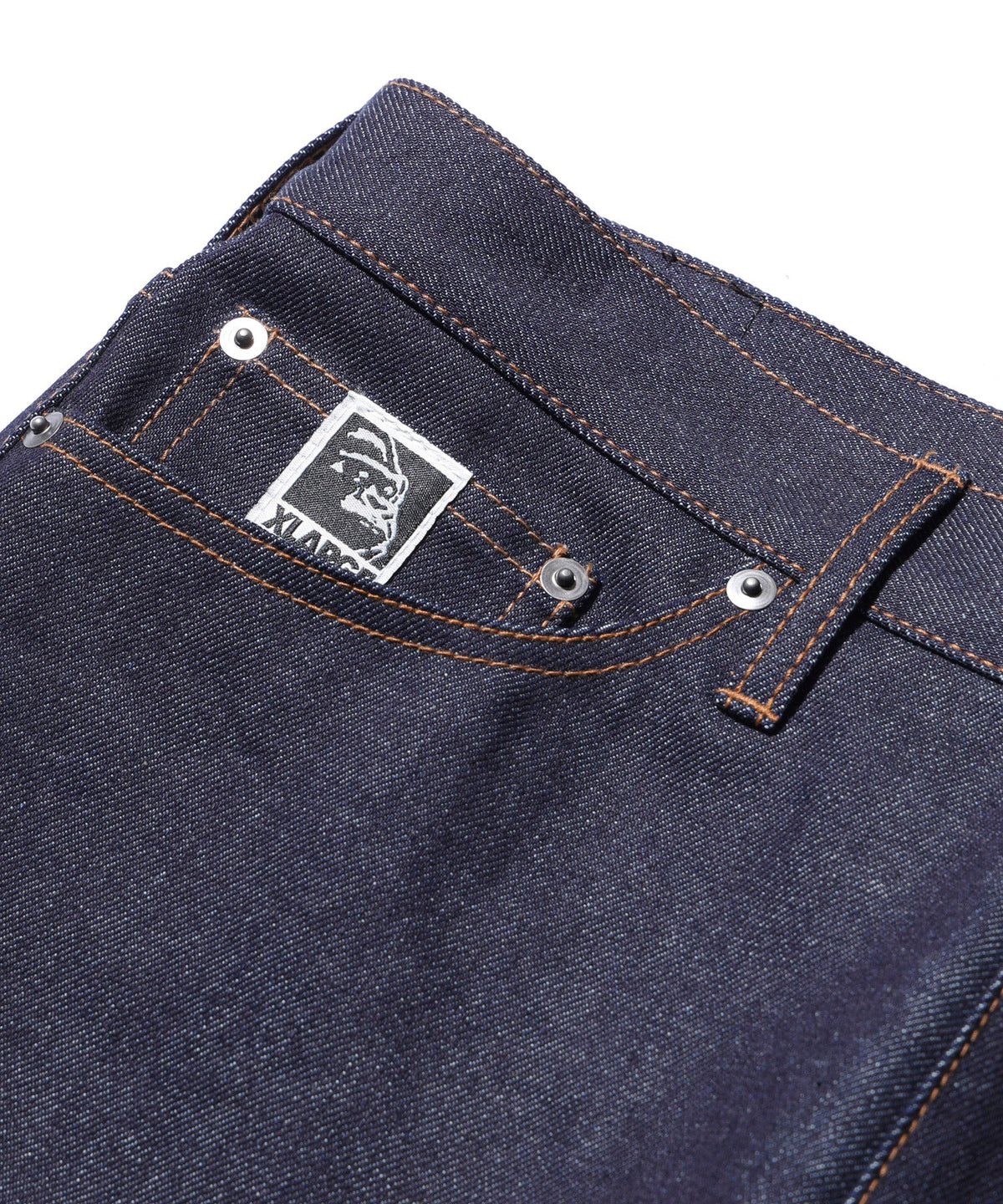 X-Large Label Indigo Jeans