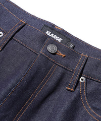 X-Large Label Indigo Jeans