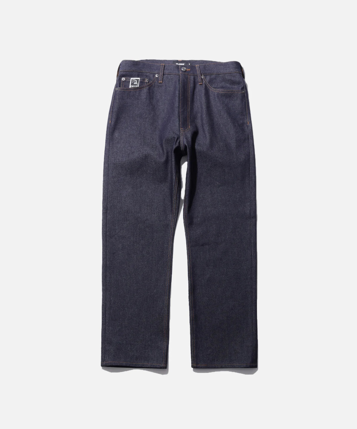 X-Large Label Indigo Jeans