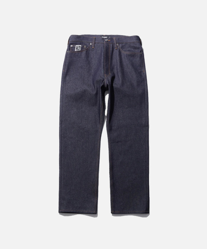 X-Large Label Indigo Jeans