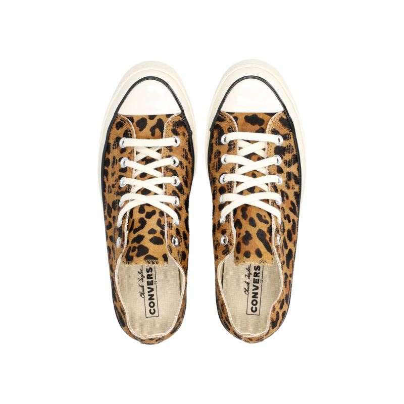 Converse Chuck 70 Low Leopard Print Pony Hair