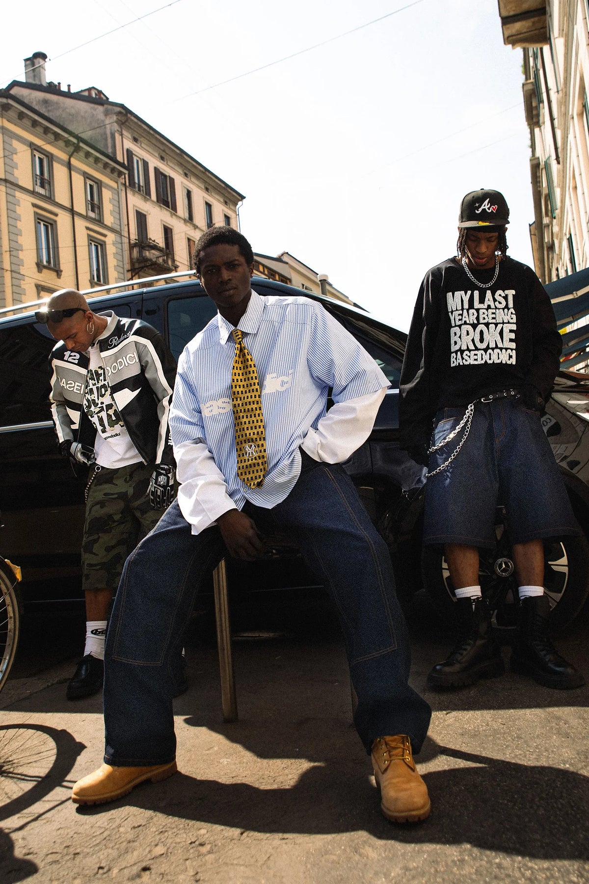 Basedodici Shirt Stripe Logo