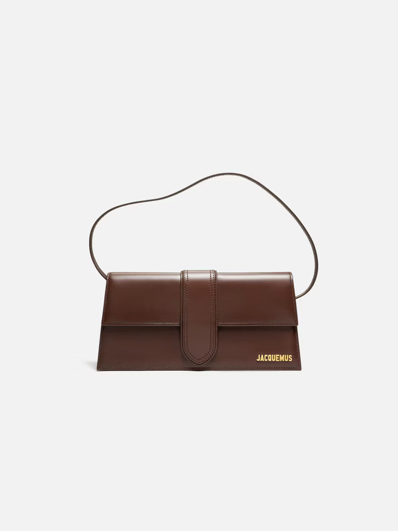 Jacquemus Le Bambino Long Shoulder Dark Brown