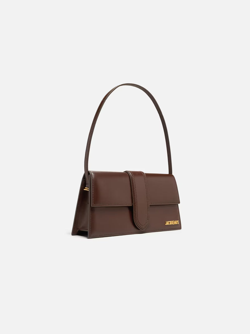 Jacquemus Le Bambino Long Shoulder Dark Brown