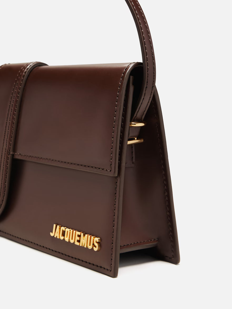 Jacquemus Le Bambino Long Shoulder Dark Brown