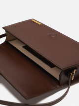 Jacquemus Le Bambino Long Shoulder Dark Brown