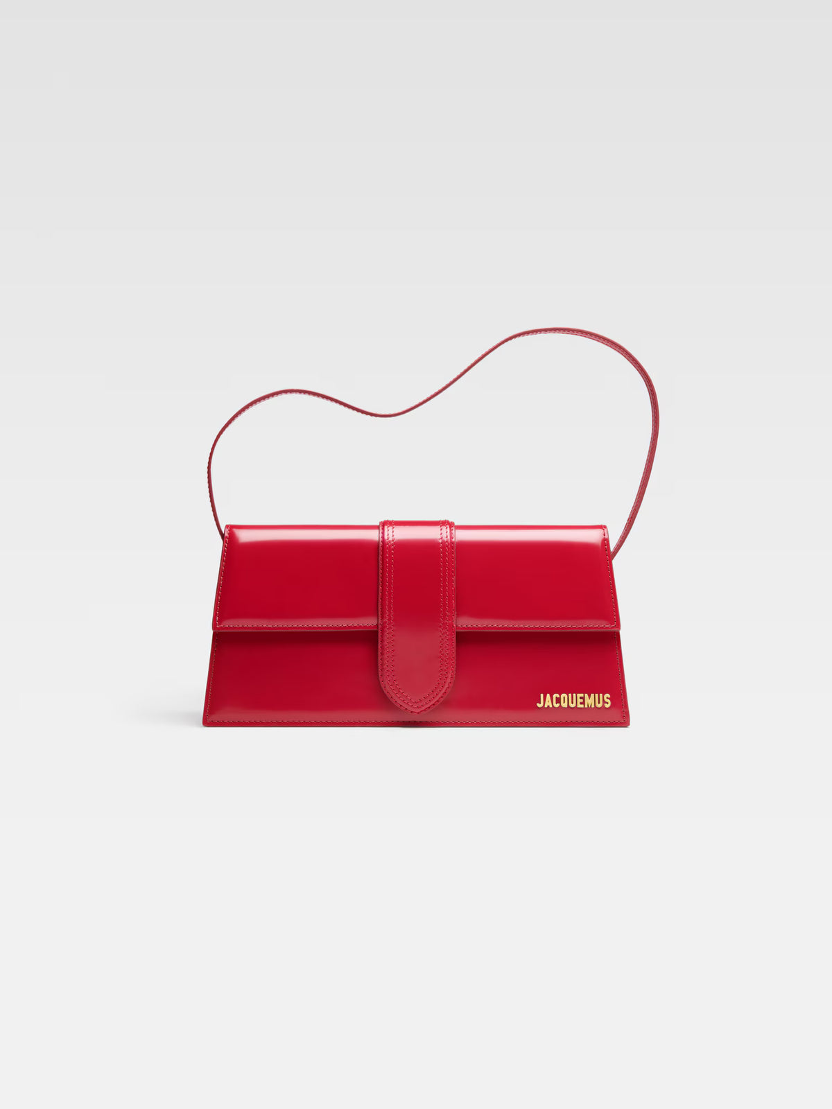Jacquemus Le Bambino Long Shoulder Lucid Red Gold