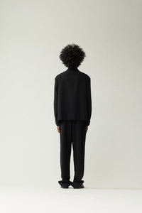 New Amsterdam Zip Up Shirt Black