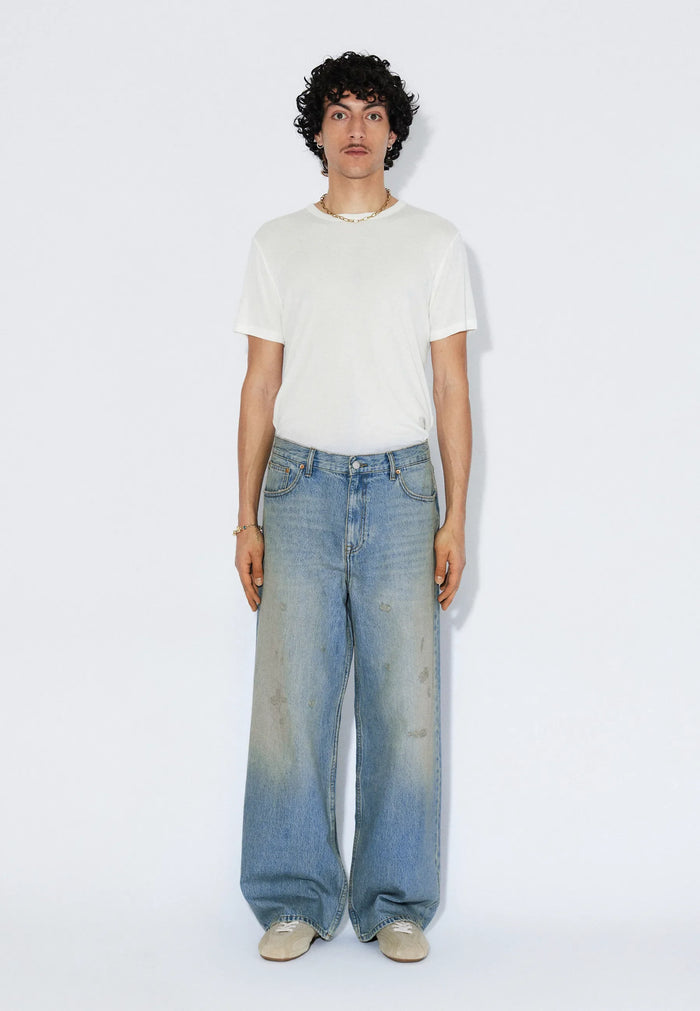 Dr. Denim Cormac - Stream Sky Aged Distressed