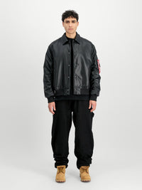 Alpha Industries PU College Bomber Jacket
