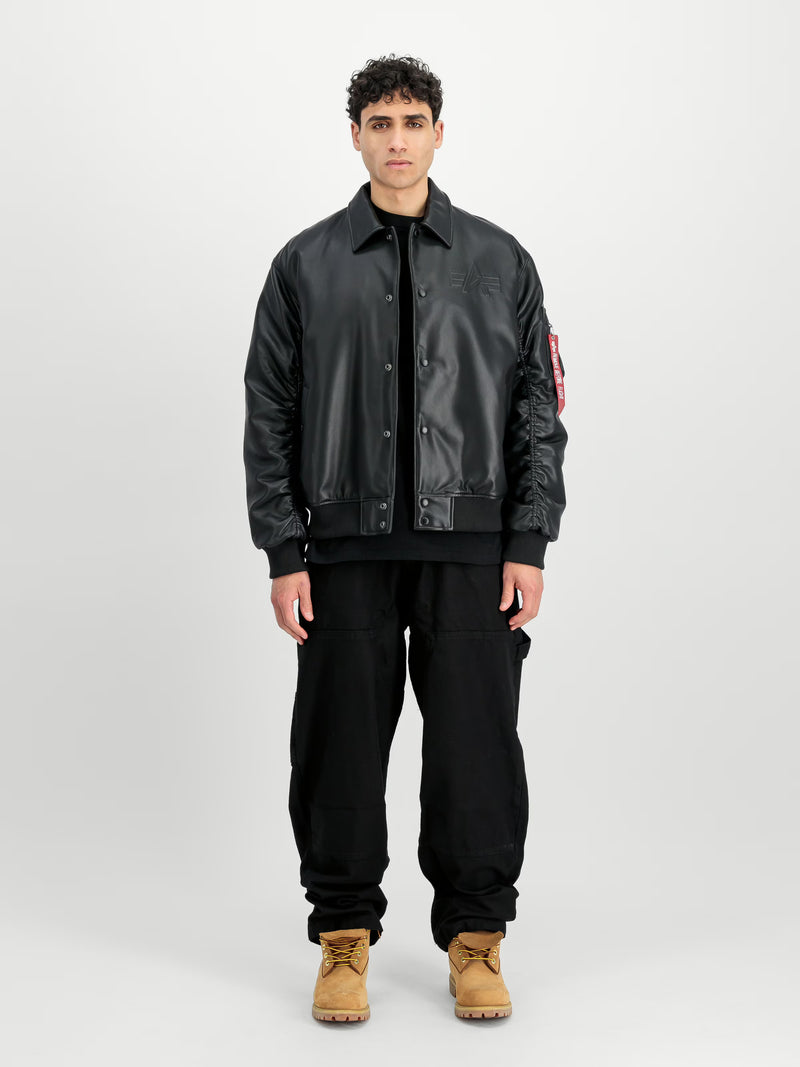Alpha Industries PU College Bomber Jacket