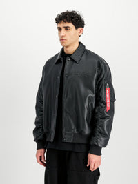 Alpha Industries PU College Bomber Jacket
