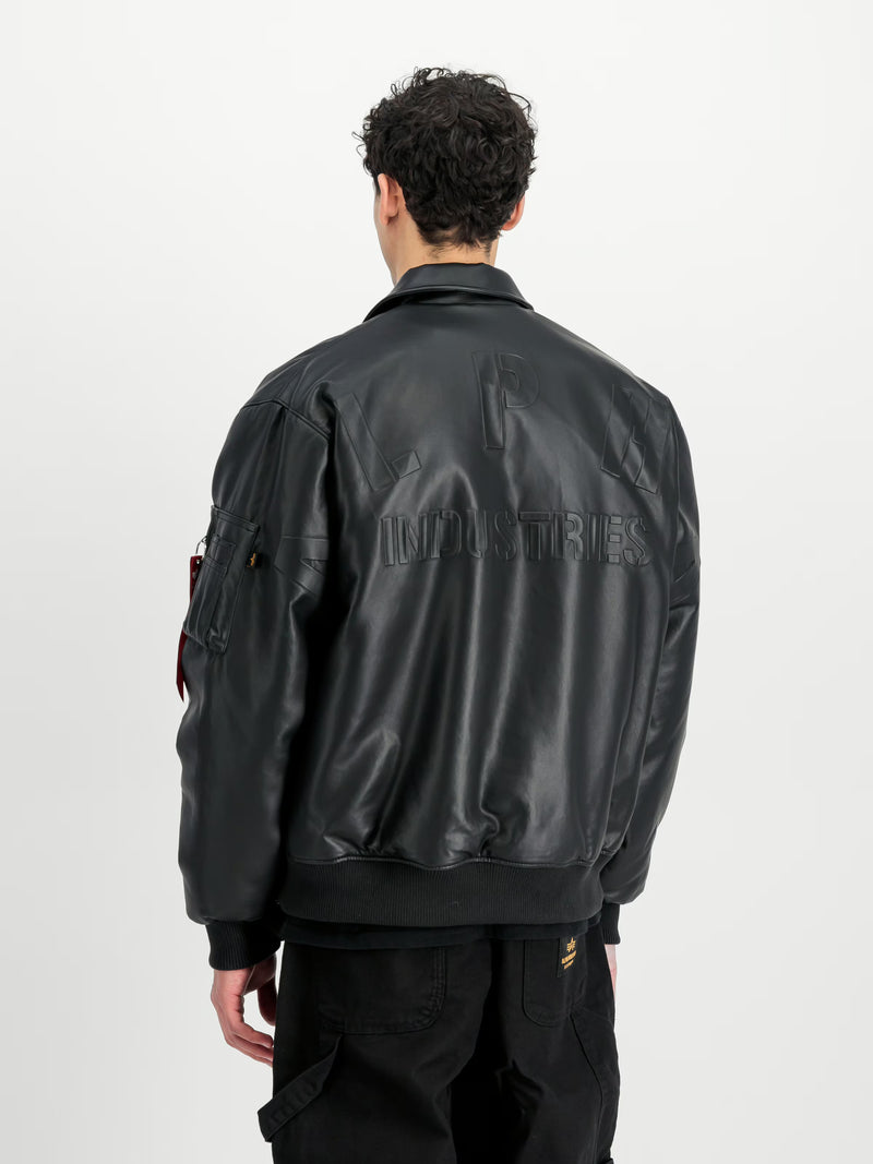 Alpha Industries PU College Bomber Jacket