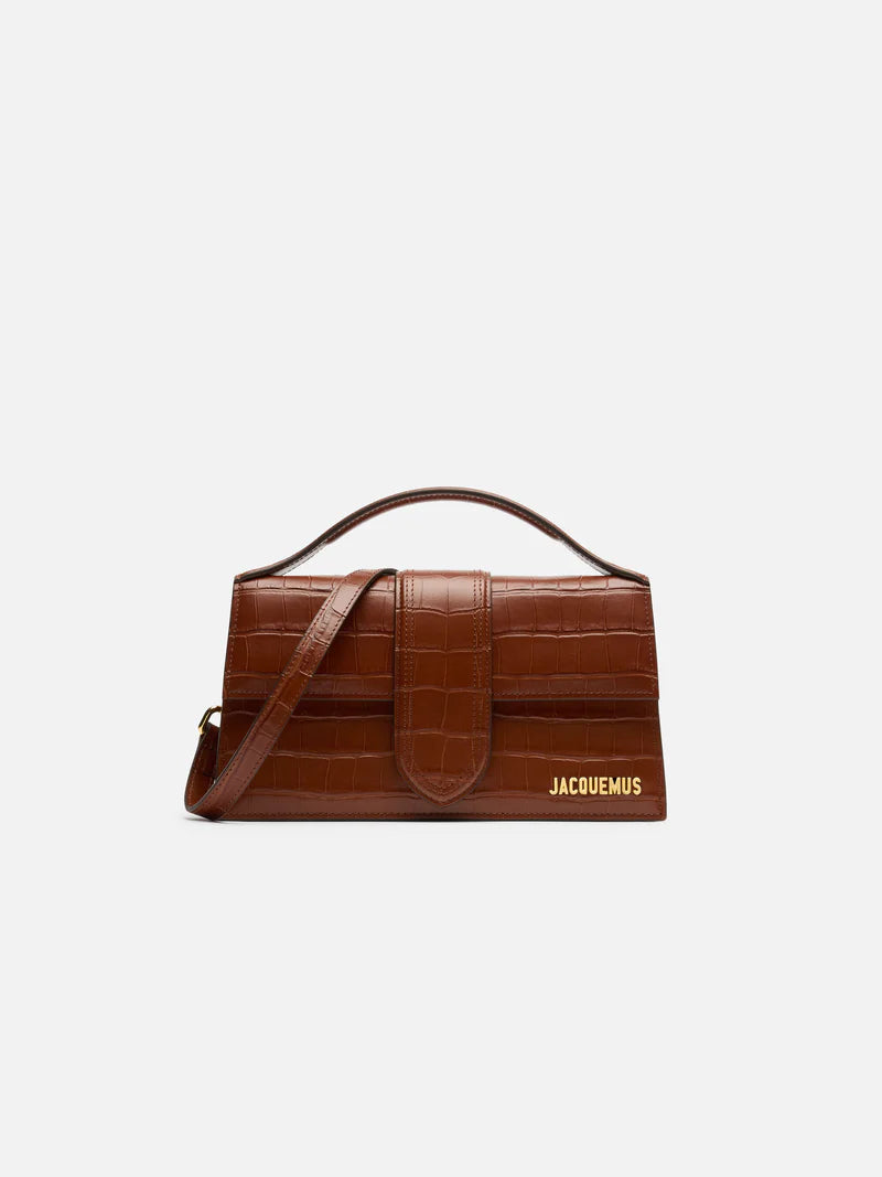 Jacquemus Le Grand Croco Brown