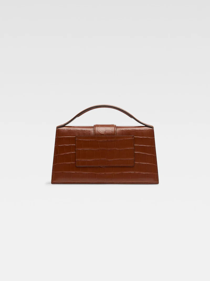 Jacquemus Le Grand Croco Brown
