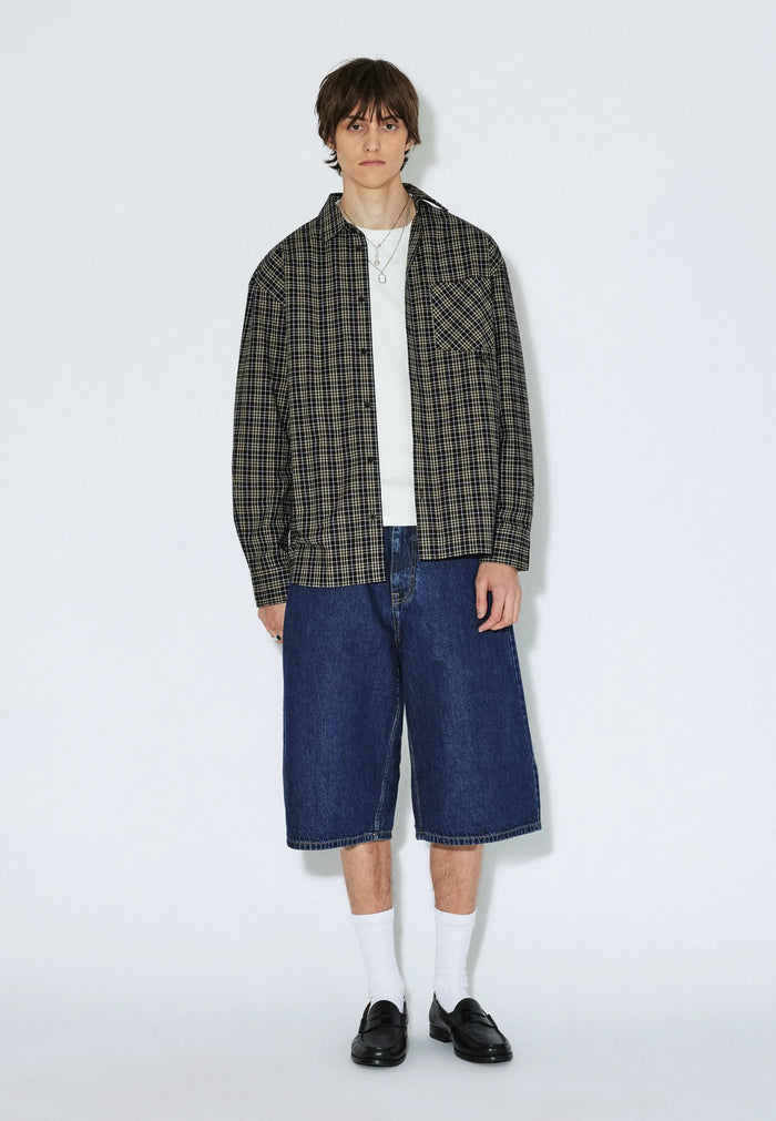 Dr. Denim Vali Shorts - Haze Dark Retro