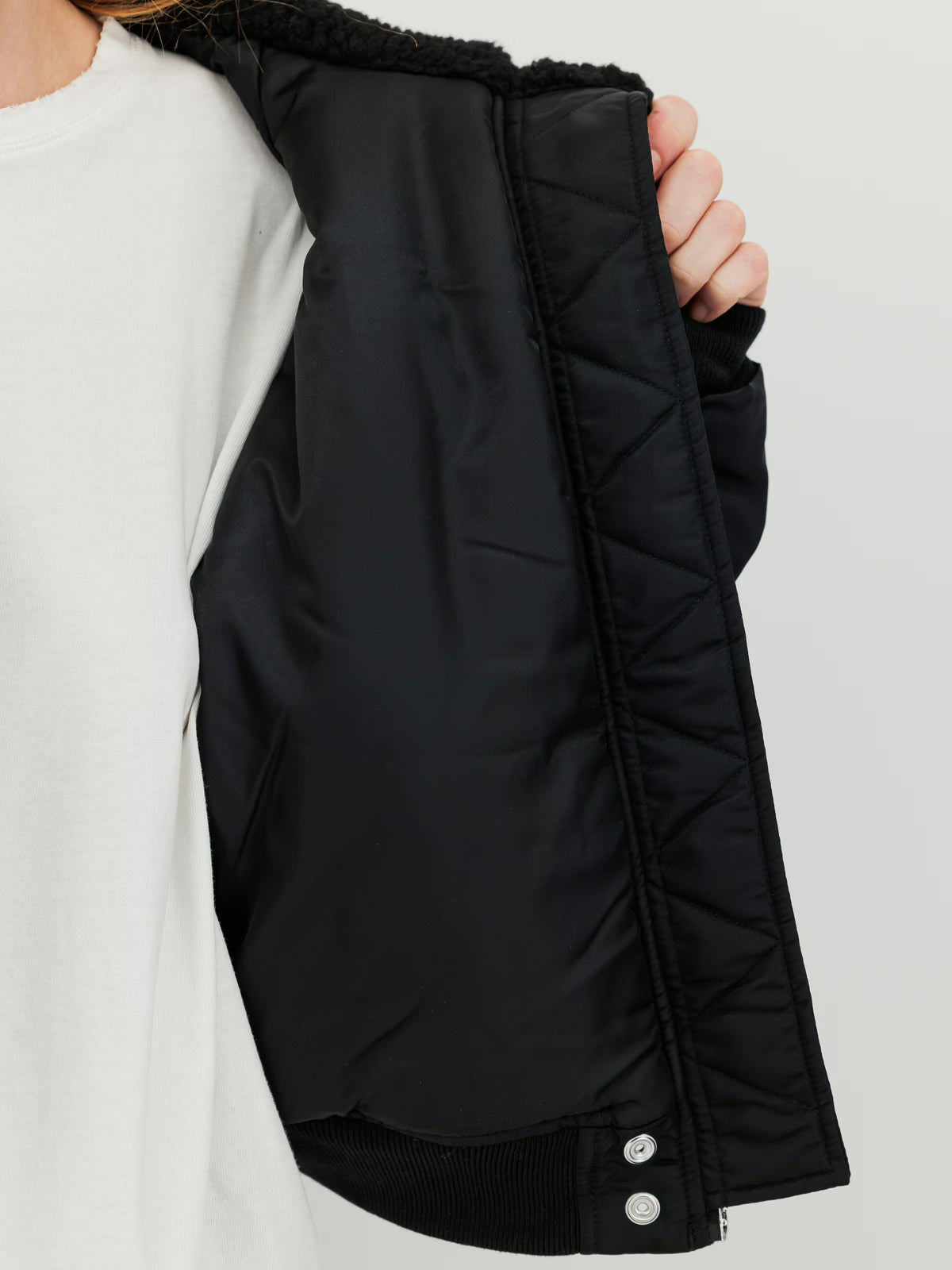 N-2B Cropped Loose Winter Jacket Women