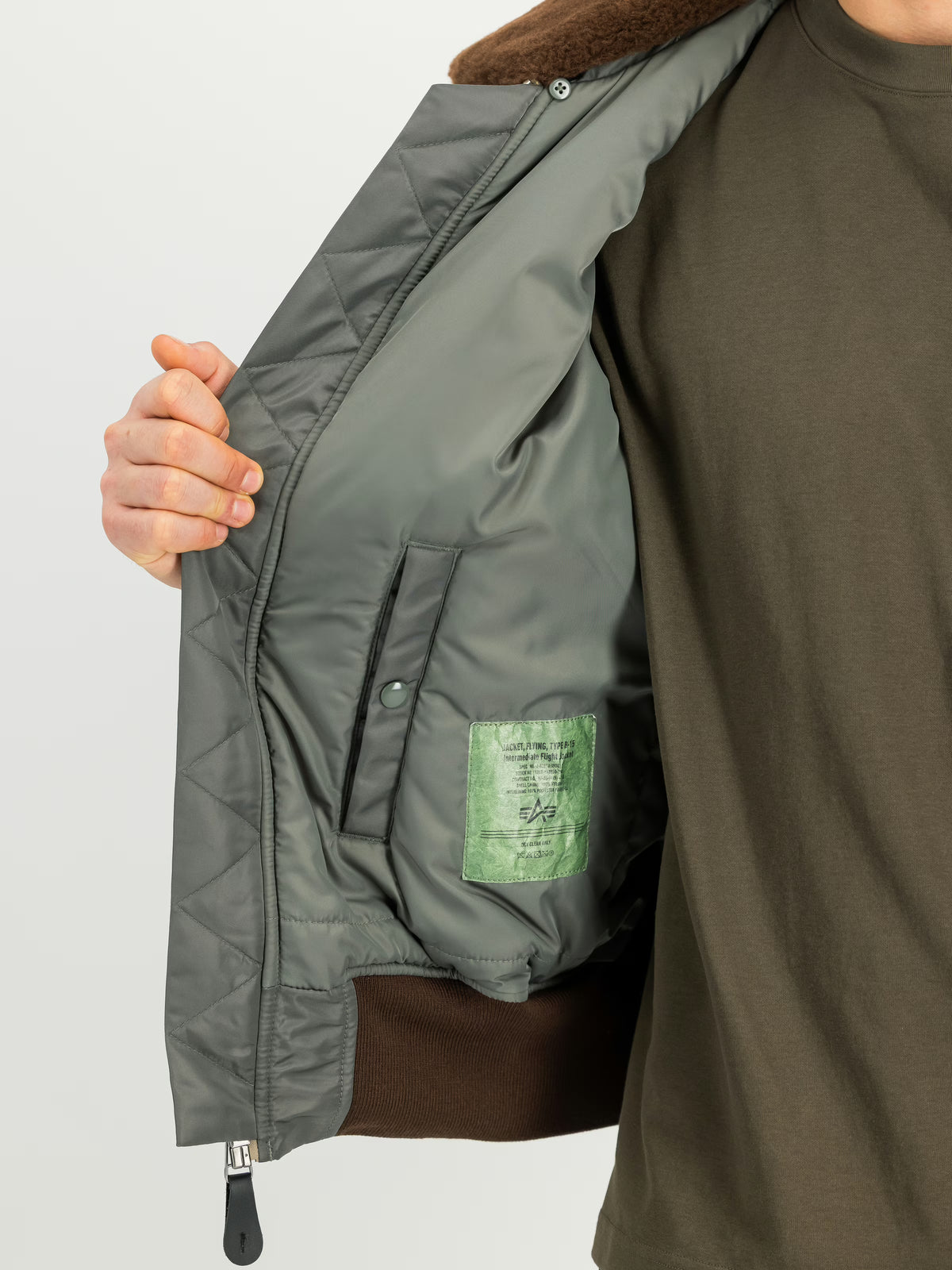 B-15 Intermediate Loose Bomber Jacket | Vintage Green