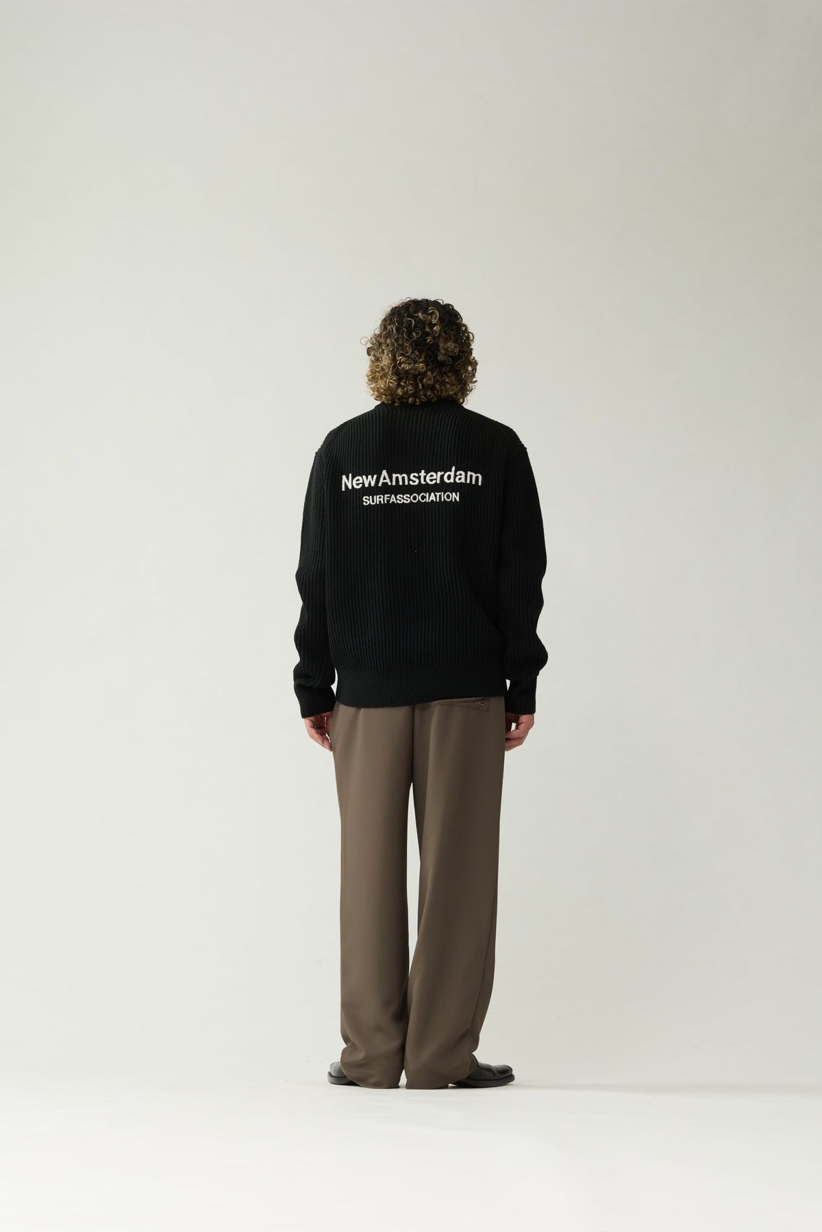 New Amsterdam Knitted Crewneck Black