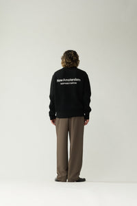 New Amsterdam Knitted Crewneck Black