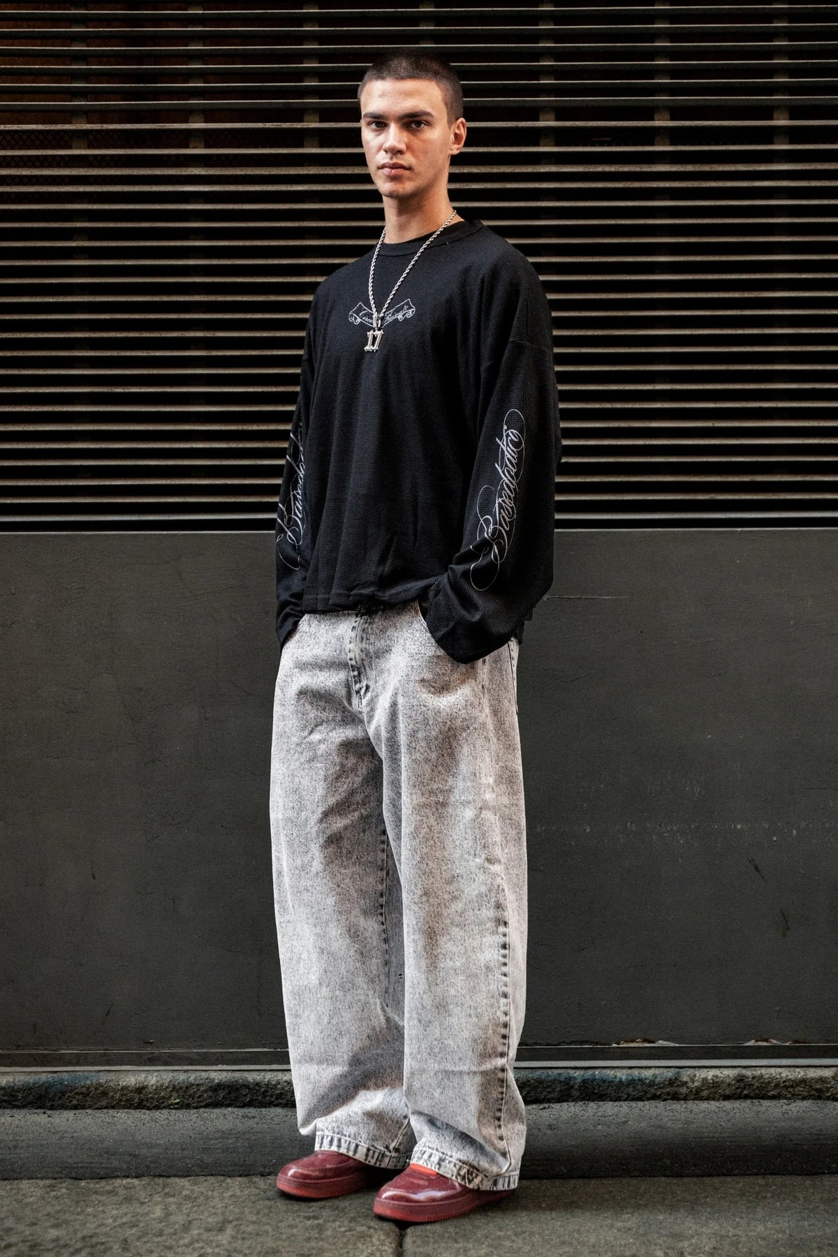 Hoodie Boxy Fit Red 