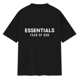 Essentials Fear of God Classic Jersey Tee Jet Black