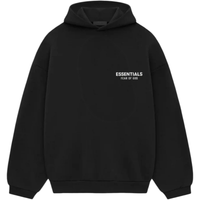 Essentials Fear of God Fleece Hoodie Black