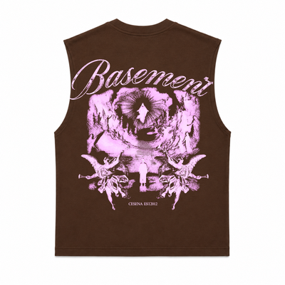 Basement Studios® Witness Boxy Tank Brown