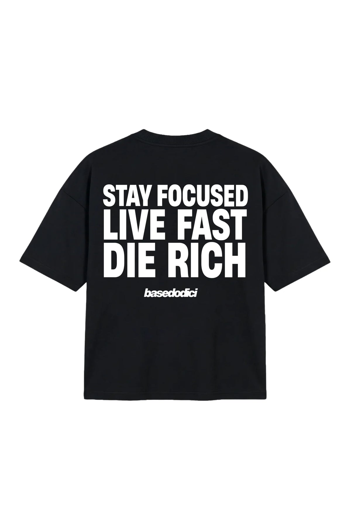 Basedodici Tshirt "Stay Focus" Black